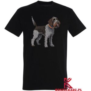 Koszulka z nadrukiem psa Gryfon Korthalsa