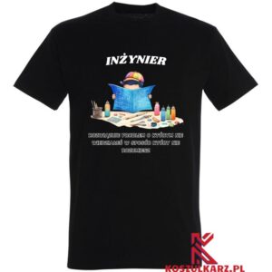 Koszulka dla Inżyniera – eksperta w rozwiązywaniu niewyjaśnionych problemów