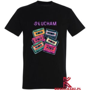 Koszulka Retro Słucham, Kasetowy Powrót Vintage