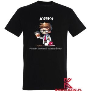 Koszulka Kawa pomaga ratować ludzkie życie – Dla lekarza