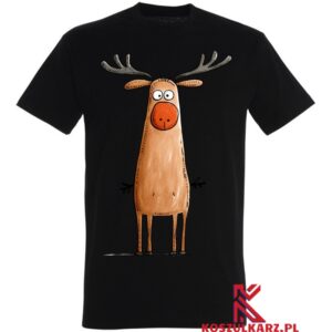 Koszulka z nadrukiem Łoś Kolorowy Przyjaciel