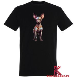 Koszulka z nadrukiem psa Nagiego Pies Meksykański