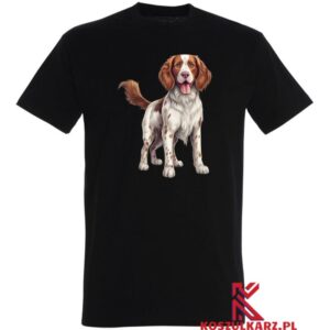Koszulka z nadrukiem psa Springer Spaniel Walijski