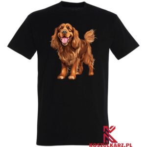 Koszulka z nadrukiem psa Sussex Spaniel