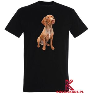 Koszulka z nadrukiem psa Wyżeł
