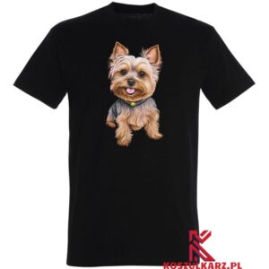 Koszulka z nadrukiem psa York Toy Fox Terrier