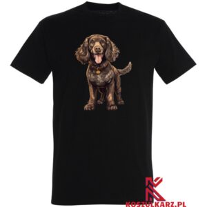 Koszulka z nadrukiem Cocker Spaniel czekoladowy