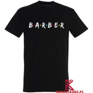 Koszulka z nadrukiem Barber Friends