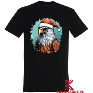 Koszulka Orzeł w Czapce Mikołaja Polski Duh Świąt