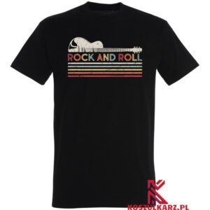 Koszulka z napisem Rock and Roll